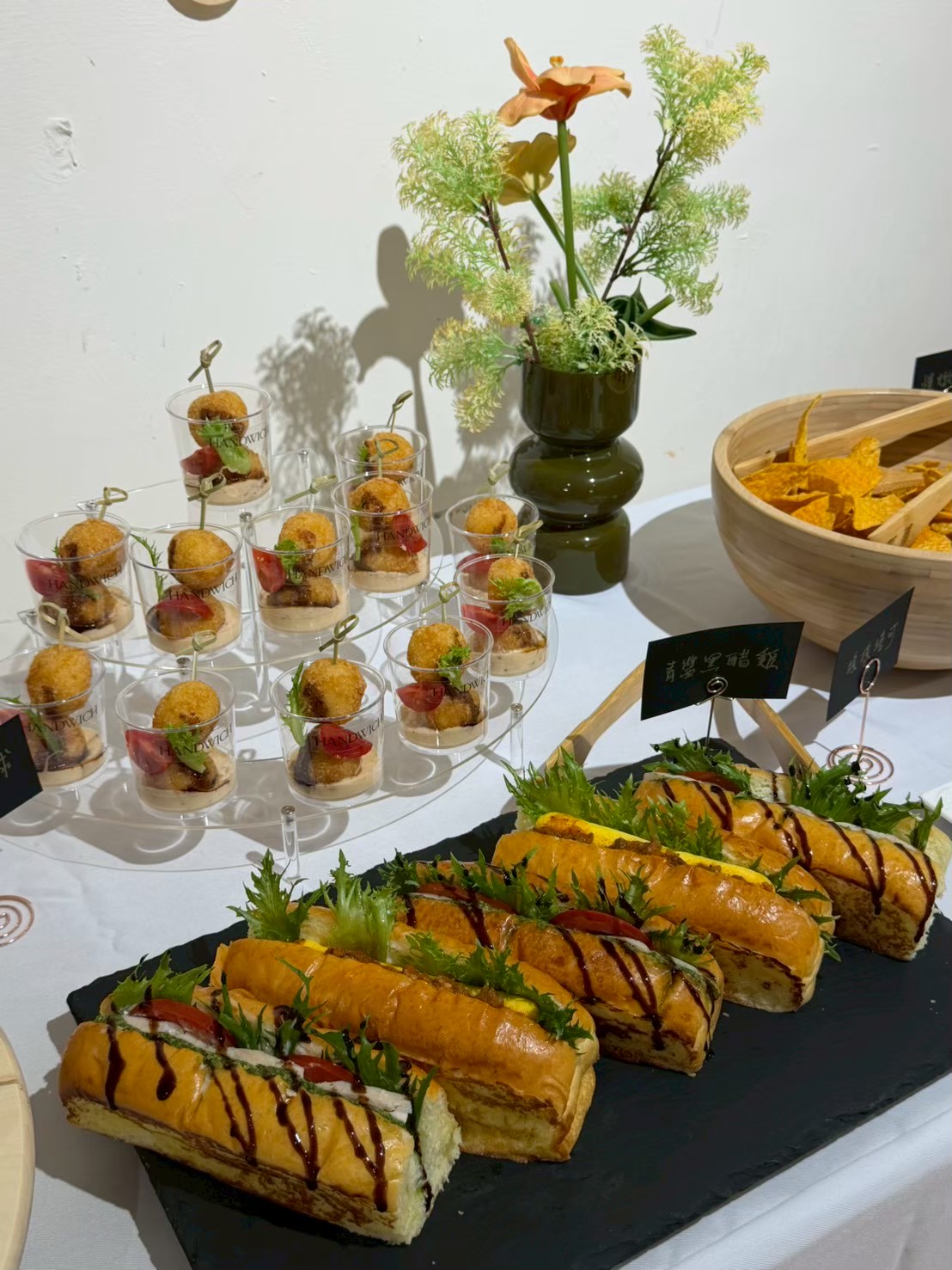 HANDWICH 品牌活動餐食陳列